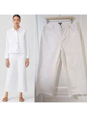 Eileen Fisher | Organic Cotton Denim Wide-Leg Jean